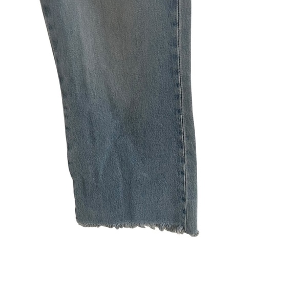 ROLLA'S Eastcoast Flare High Rise Cut-Off Fray Hem Crop Jeans Size 29 - Picture 3 of 10